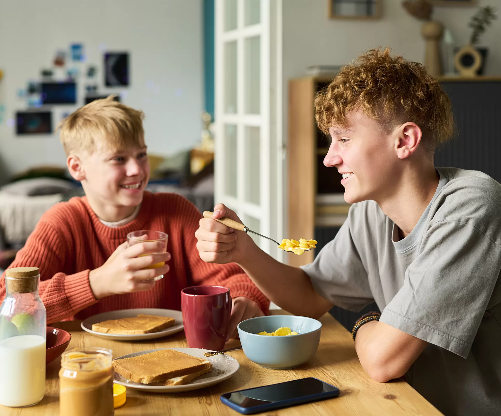 Bambini e adolescenti in fasi di crescita